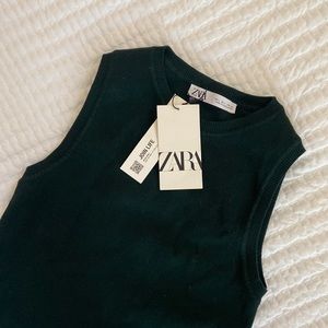 Zara Hunter Green Top